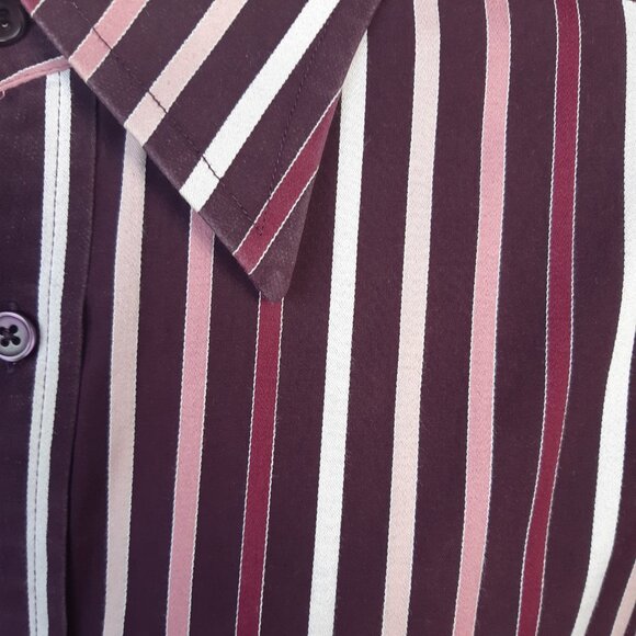 le chateau SZ L French Cuff Men's Cotton Striped Shirt ⚡️BUY 3 for $55⚡️ - Picture 7 of 13